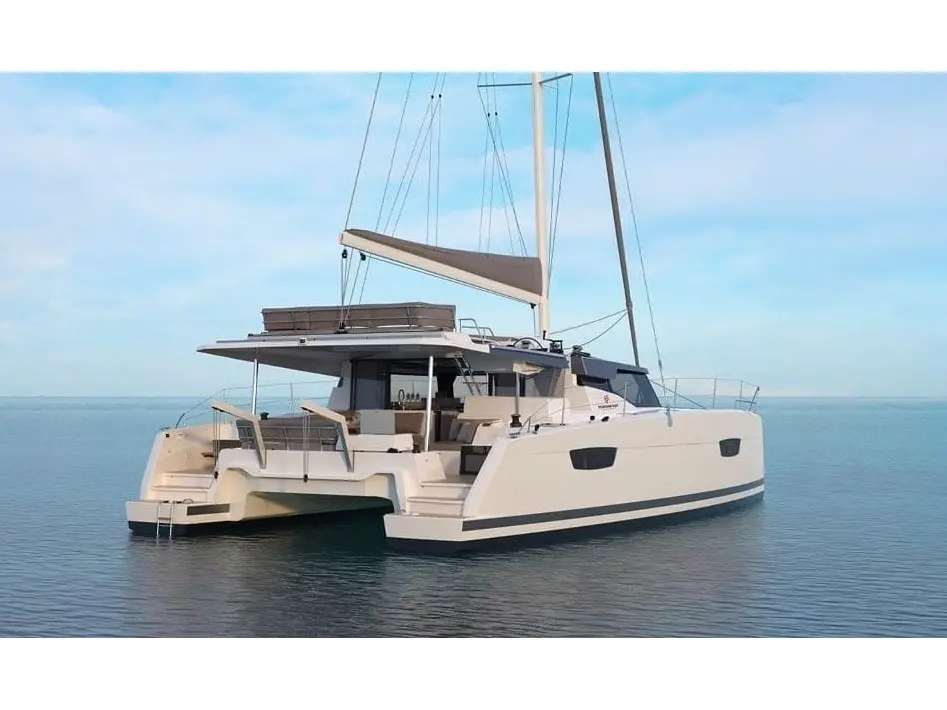 Nauti Intentions, Fountaine Pajot Elba 45 sailing catamaran charter