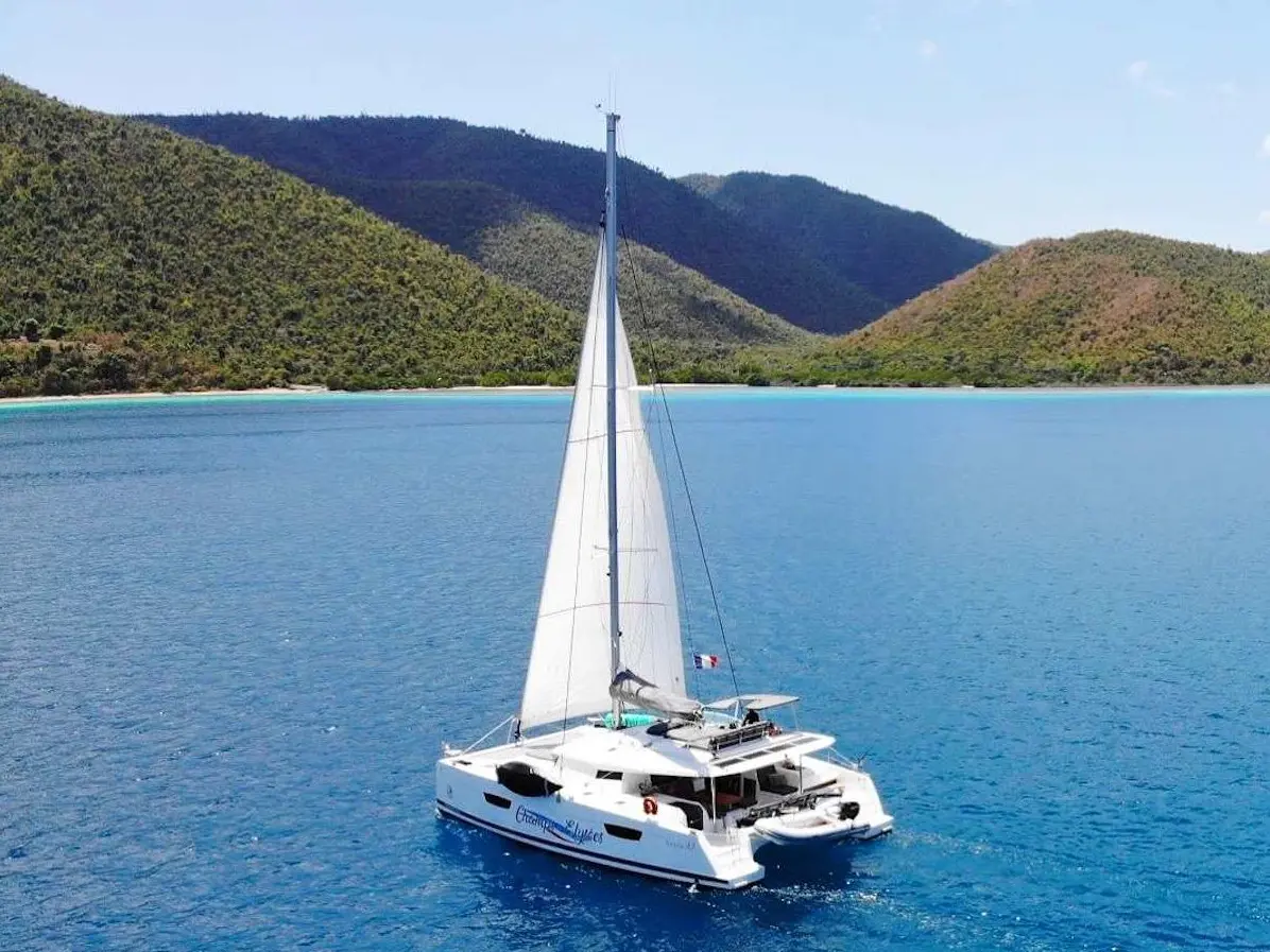 Champs-Elysees, Fountaine Pajot Saona 47 sailing catamaran charter