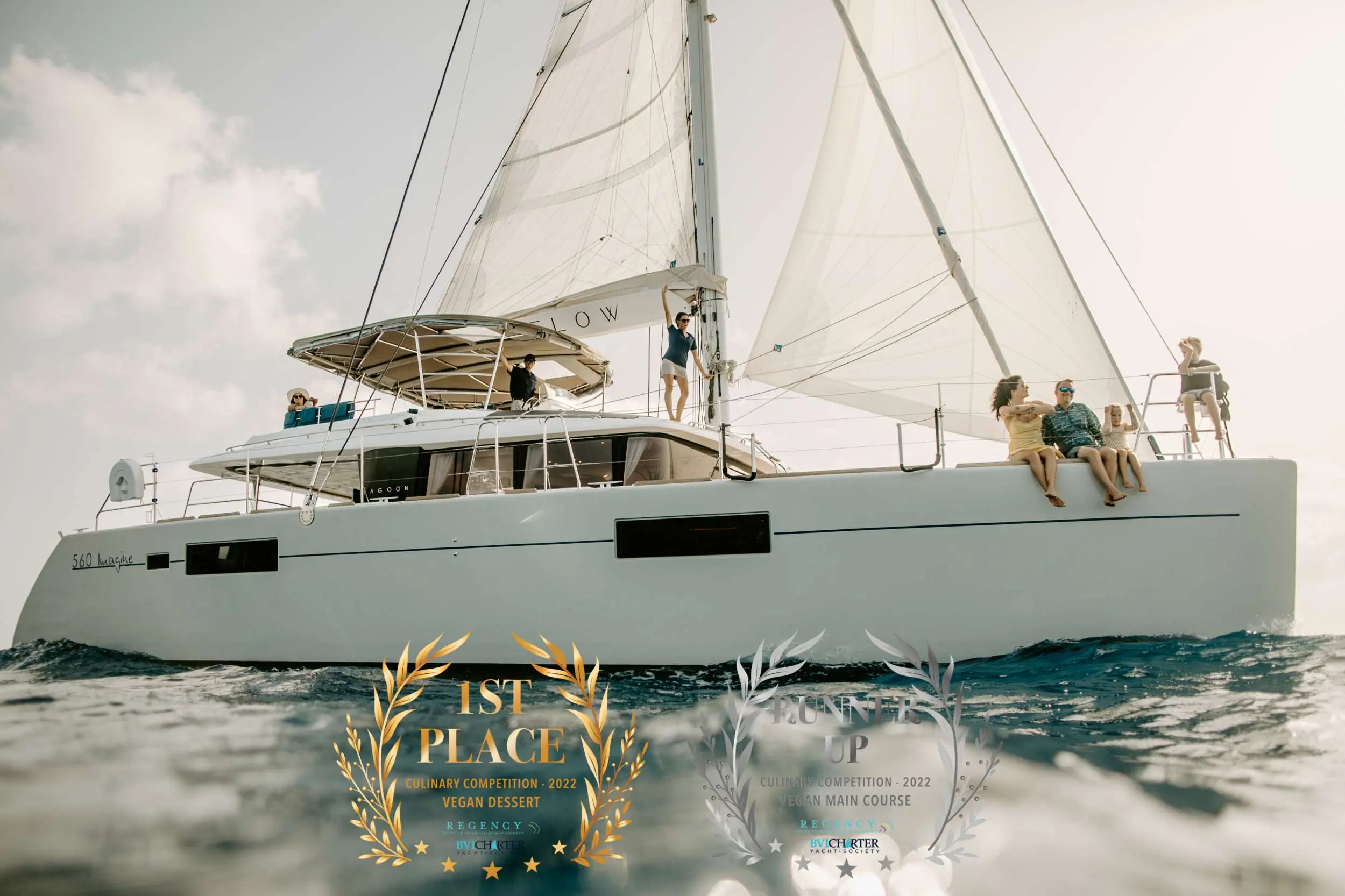 Ebb & Flow, Lagoon 560 sailing catamaran charter